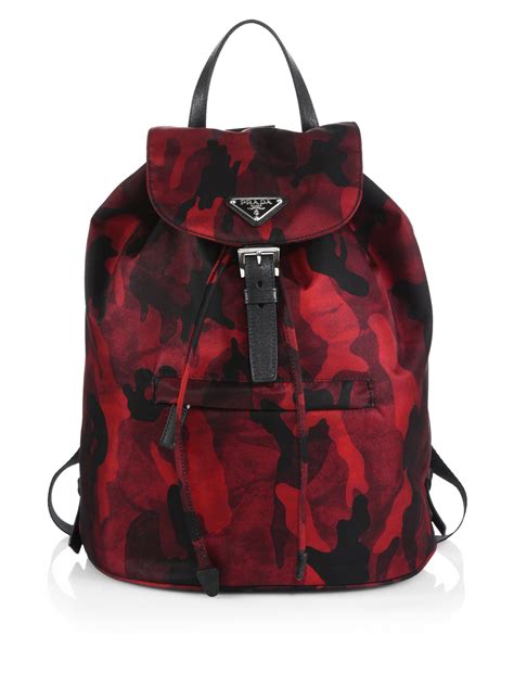 red prada waist bag|prada unisex backpack.